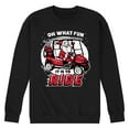 thumbnail image 1 of Instant Message - Oh What Fun Santa Golf Cart Christmas - Christmas Sweatshirt, 1 of 5