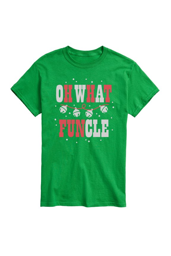 - Oh What Funcle - Men's Short Sleeve Graphic T-Shirt