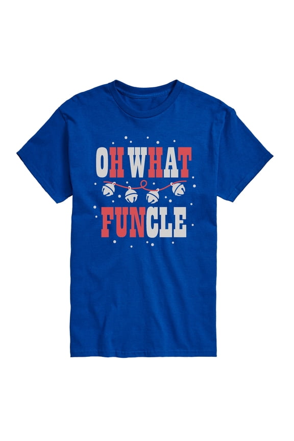 - Oh What Funcle - Men's Short Sleeve Graphic T-Shirt