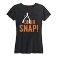 thumbnail image 1 of Instant Message - Ohhh Snap - Women's Short Sleeve Graphic T-Shirt, 1 of 5