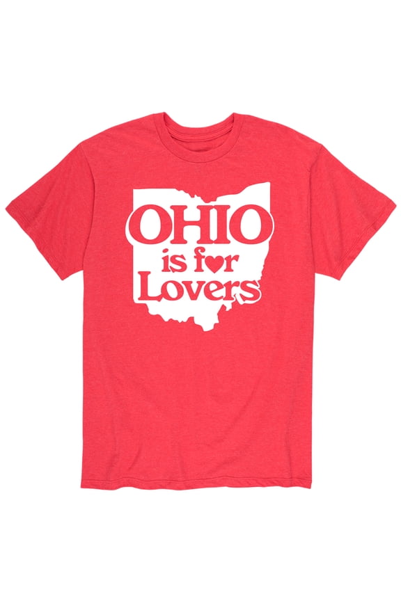 - Ohio Is For Lovers Short Sleeve Graphic T-Shirt