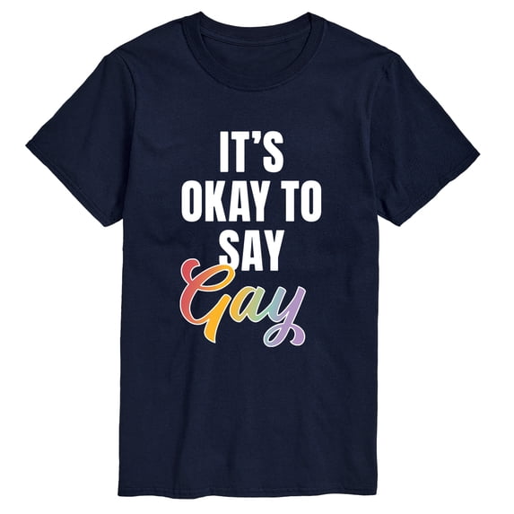 Instant Message - Okay To Say Gay Short Sleeve Graphic T-Shirt