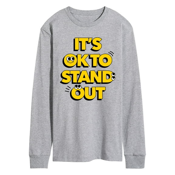 Instant Message - Okay To Stand Out - Men's Long Sleeve T-Shirt