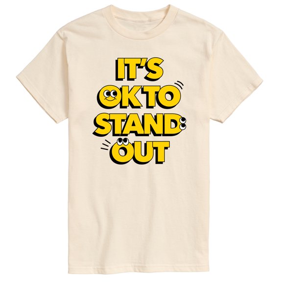 Instant Message - Okay To Stand Out - Men's Short Sleeve Graphic T-Shirt