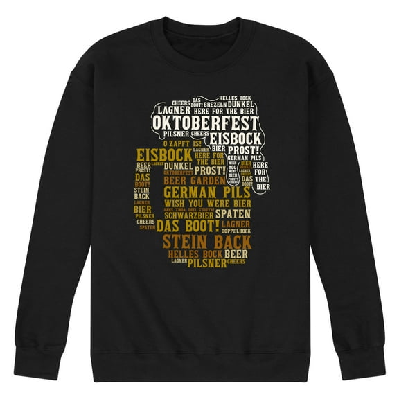 Instant Message - Oktober Fest Stein - Men's Crew Neck Fleece Pullover