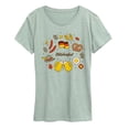 thumbnail image 1 of Instant Message - Oktoberfest Icons - Women's Short Sleeve Graphic T-Shirt, 1 of 4