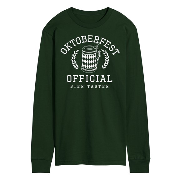 Instant Message - Oktoberfest Official Bier Taster - Men's Long Sleeve T-Shirt