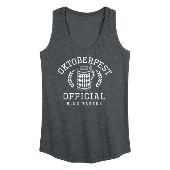 Instant Message - Oktoberfest Official Bier Taster - Women's Racerback Tank Top