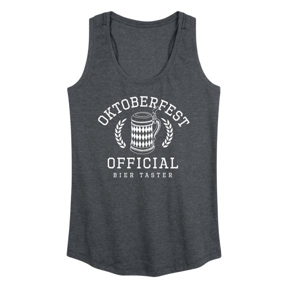 Instant Message - Oktoberfest Official Bier Taster - Women's Racerback Tank Top