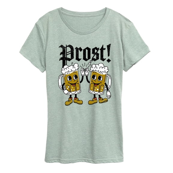 Instant Message - Oktoberfest Prost Beers - Women's Short Sleeve Graphic T-Shirt