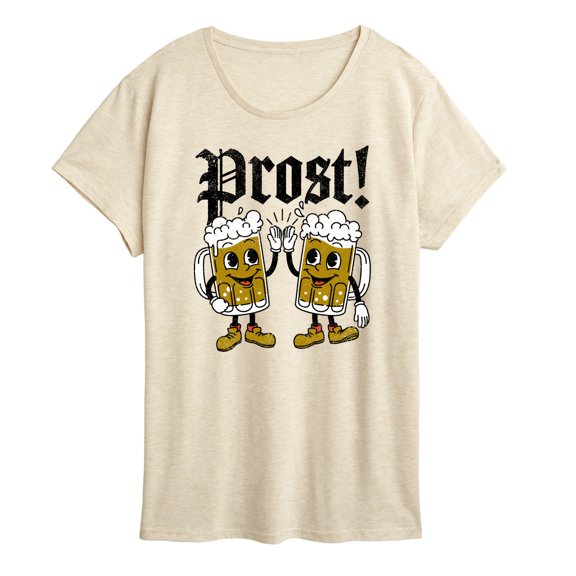 Instant Message - Oktoberfest Prost Beers - Women's Short Sleeve Graphic T-Shirt