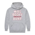 thumbnail image 1 of Instant Message - Omg Becky Look At That Bunt - Men's Pullover Hooded Fleece Sweatshirt, 1 of 6