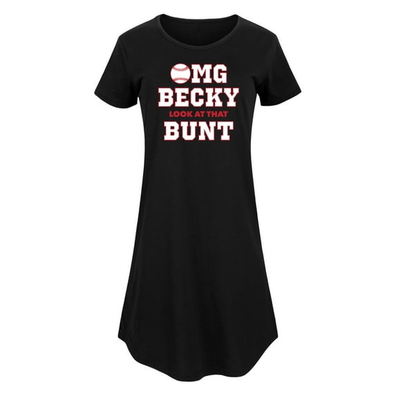 Instant Message - Omg Becky Look At That Bunt - Women's Any Way Dress