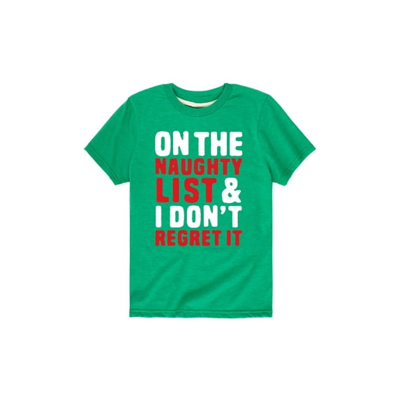 Instant Message - On The Naughty List - Toddler Short Sleeve Tee