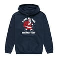 thumbnail image 1 of Instant Message - Once A Year Hustlin Santa Christmas - Men's Pullover Hooded Fleece Sweatshirt, 1 of 5