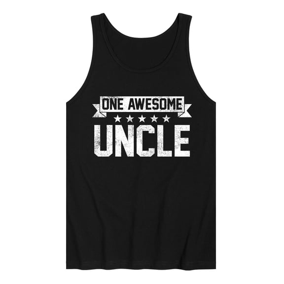 Instant Message - One Awesome Uncle Graphic Tank Top