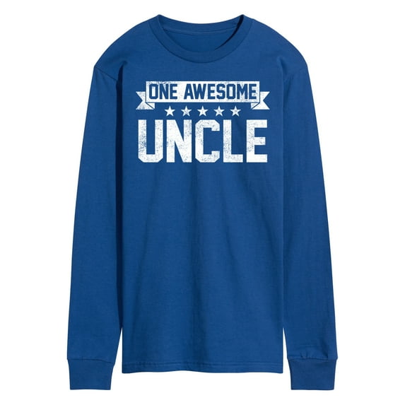 Instant Message - One Awesome Uncle - Men's Long Sleeve T-Shirt