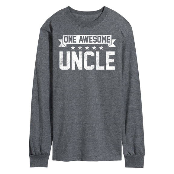Instant Message - One Awesome Uncle - Men's Long Sleeve T-Shirt