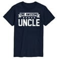 thumbnail image 1 of Instant Message - One Awesome Uncle - Men's Short Sleeve Graphic T-Shirt, 1 of 6