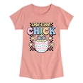 thumbnail image 1 of Instant Message - One Cool Chick - Youth Girls Fitted Short Sleeve T-Shirt, 1 of 5