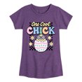 thumbnail image 1 of Instant Message - One Cool Chick - Youth Girls Fitted Short Sleeve T-Shirt, 1 of 5