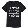 thumbnail image 1 of Instant Message - One Cross Three Days - Men's Short Sleeve Graphic T-Shirt, 1 of 5