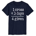 thumbnail image 1 of Instant Message - One Cross Three Days - Men's Short Sleeve Graphic T-Shirt, 1 of 5