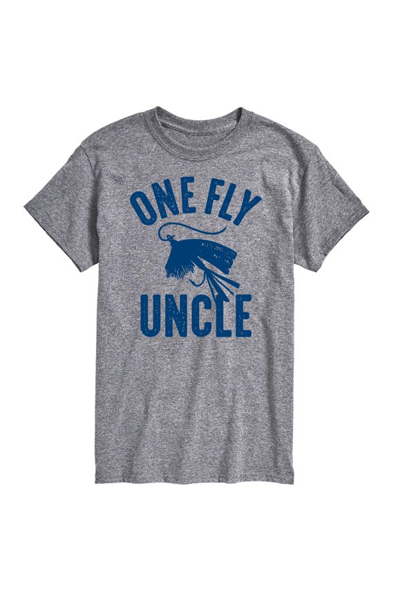 - One Fly Uncle - Men's Short Sleeve Graphic T-Shirt