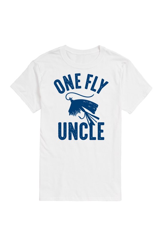 - One Fly Uncle - Men's Short Sleeve Graphic T-Shirt