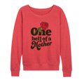 thumbnail image 1 of Instant Message - One Hell Of A Mother - Women's Lightweight French Terry Pullover, 1 of 6