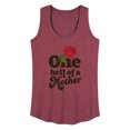 thumbnail image 1 of Instant Message - One Hell Of A Mother - Women's Racerback Tank Top, 1 of 6
