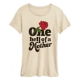 thumbnail image 1 of Instant Message - One Hell of a Mother - Women's Short Sleeve Graphic T-Shirt, 1 of 5