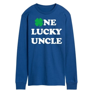 Instant Message - One Lucky Uncle - Men's Long Sleeve T-Shirt