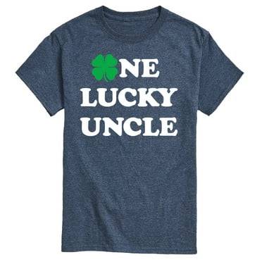Instant Message - One Lucky Uncle - Men's Short Sleeve Graphic T-Shirt