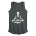thumbnail image 1 of Instant Message - One More Chapter Skeleton - Women's Racerback Tank Top, 1 of 6
