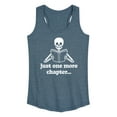 thumbnail image 1 of Instant Message - One More Chapter Skeleton - Women's Racerback Tank Top, 1 of 6