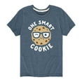 thumbnail image 1 of Instant Message - One Smart Cookie - Youth Short Sleeve Tee, 1 of 5