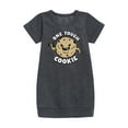 thumbnail image 1 of Instant Message - One Tough Cookie - Strong - Toddler & Youth Girls Fleece Dress, 1 of 5