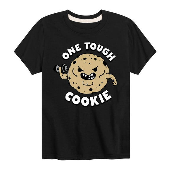 Instant Message - One Tough Cookie - Strong - Toddler & Youth Short Sleeve Graphic T-Shirt
