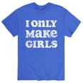 thumbnail image 1 of Instant Message - Only Make Girls - Men's Short Sleeve Graphic T-Shirt, 1 of 5