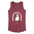 thumbnail image 1 of Instant Message - Opportunistic Feeder - Women's Racerback Tank Top, 1 of 6