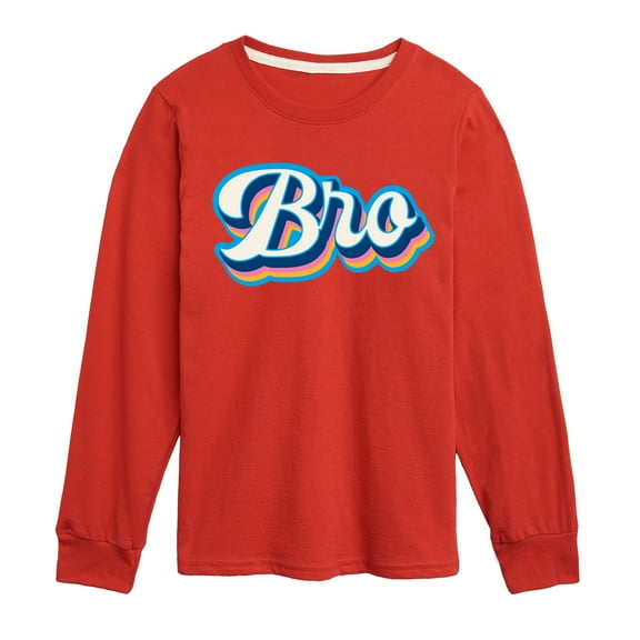 Instant Message - Opposite Colors Bro - Toddler & Youth Long Sleeve Graphic T-Shirt