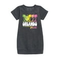 thumbnail image 1 of Instant Message - Orlando, Florida - Toddler & Youth Girls Fleece Dress, 1 of 5