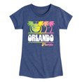 thumbnail image 1 of Instant Message - Orlando Florida - Youth Girls Fitted Short Sleeve T-Shirt, 1 of 6