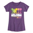 thumbnail image 1 of Instant Message - Orlando, Florida - Toddler & Youth Girls Short Sleeve Graphic T-Shirt, 1 of 6