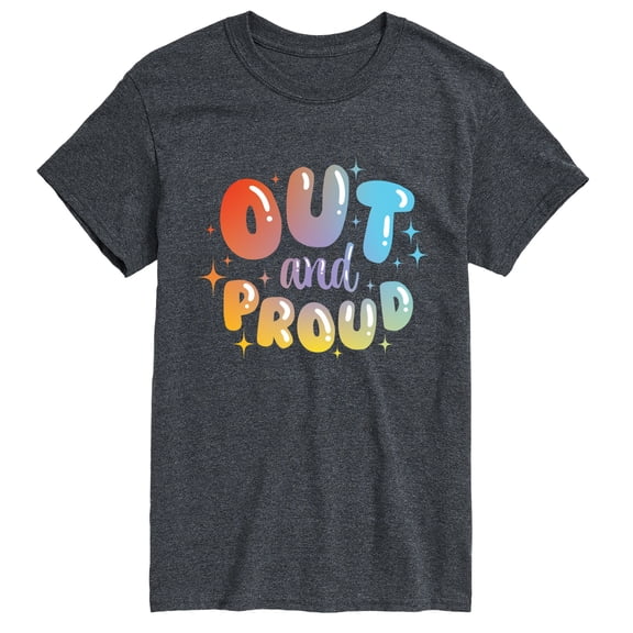 Instant Message - Out and Proud - Men's Short Sleeve Graphic T-Shirt