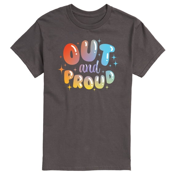 Instant Message - Out And Proud Short Sleeve Graphic T-Shirt