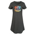 thumbnail image 1 of Instant Message - Out And Proud - LGBT Pride - Women's Any Way Dress, 1 of 6