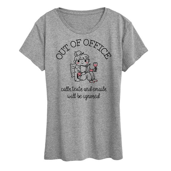 Instant Message - Out Of Office - Women's Short Sleeve Graphic T-Shirt