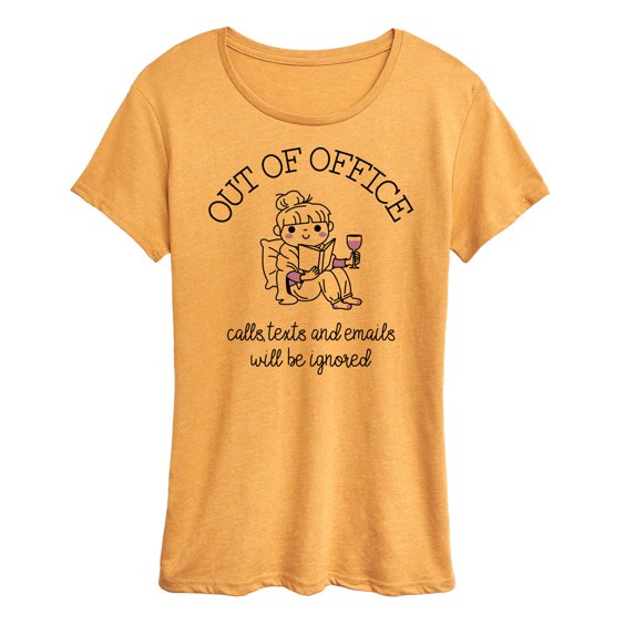 Instant Message - Out Of Office - Women's Short Sleeve Graphic T-Shirt